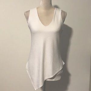 WHBM Ribbed Sleeveless Top